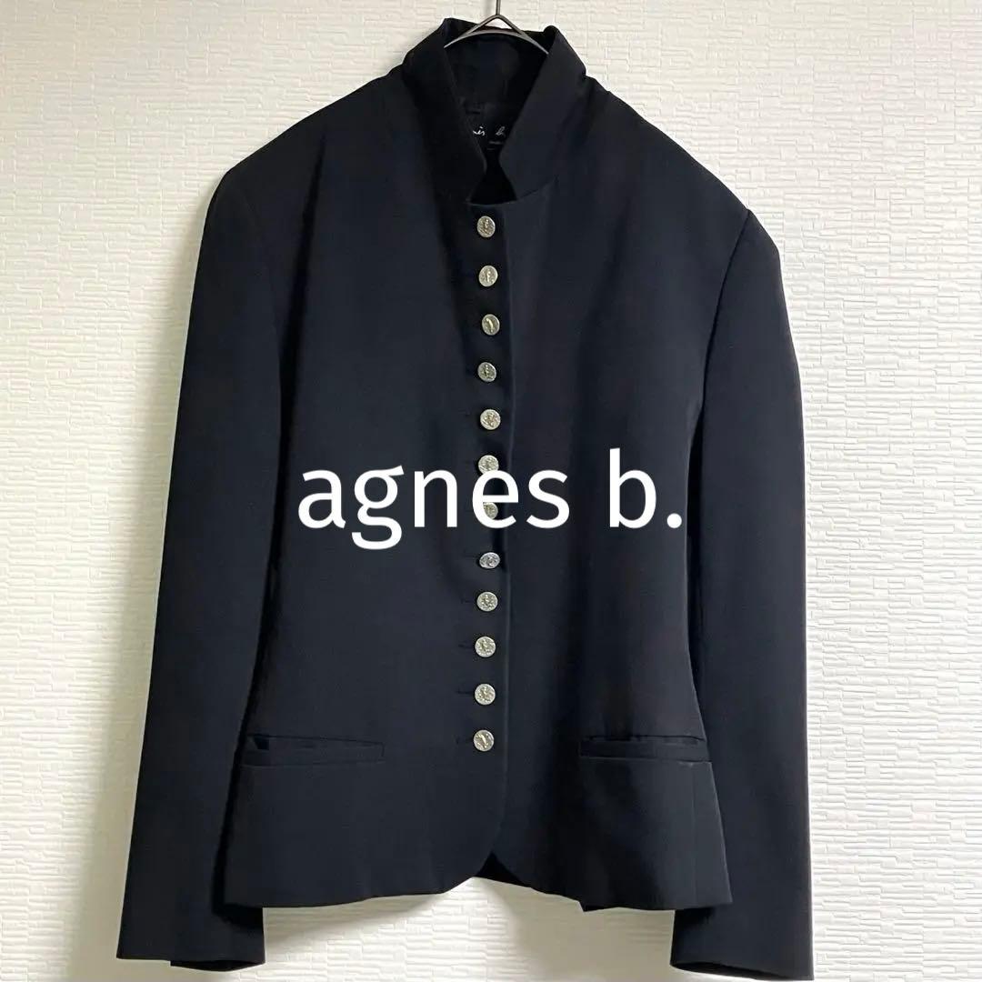 agnes b.アニエスベー ナポレオンぺプラムジャケット 多ボタン
