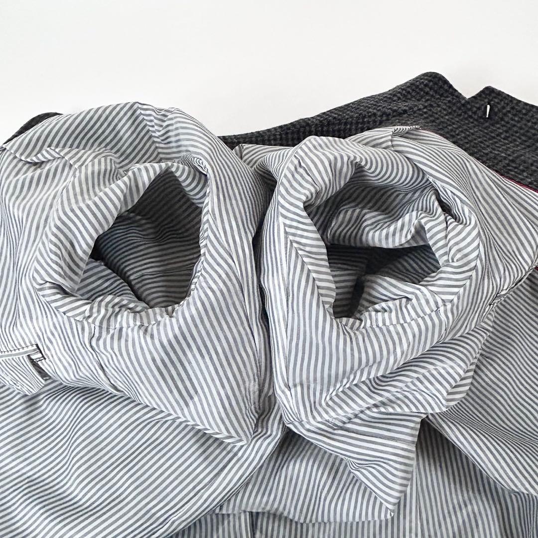 極美品✨タケオキクチ 千鳥格子 メルトン ブルゾン コーフード着脱可 3サイズ