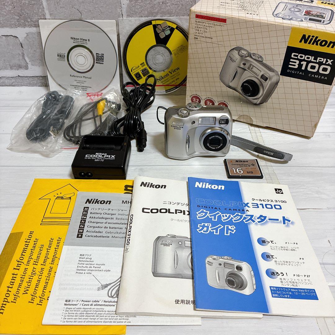 美品　Nikon COOLPIX 3100 デジカメ 箱付き Nikon COOLPIX 3100｜元田中マロ