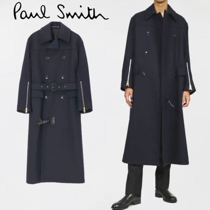 ロンドン購入 ポールスミス 18AW パリ・コレクション マキシ丈トレンチ