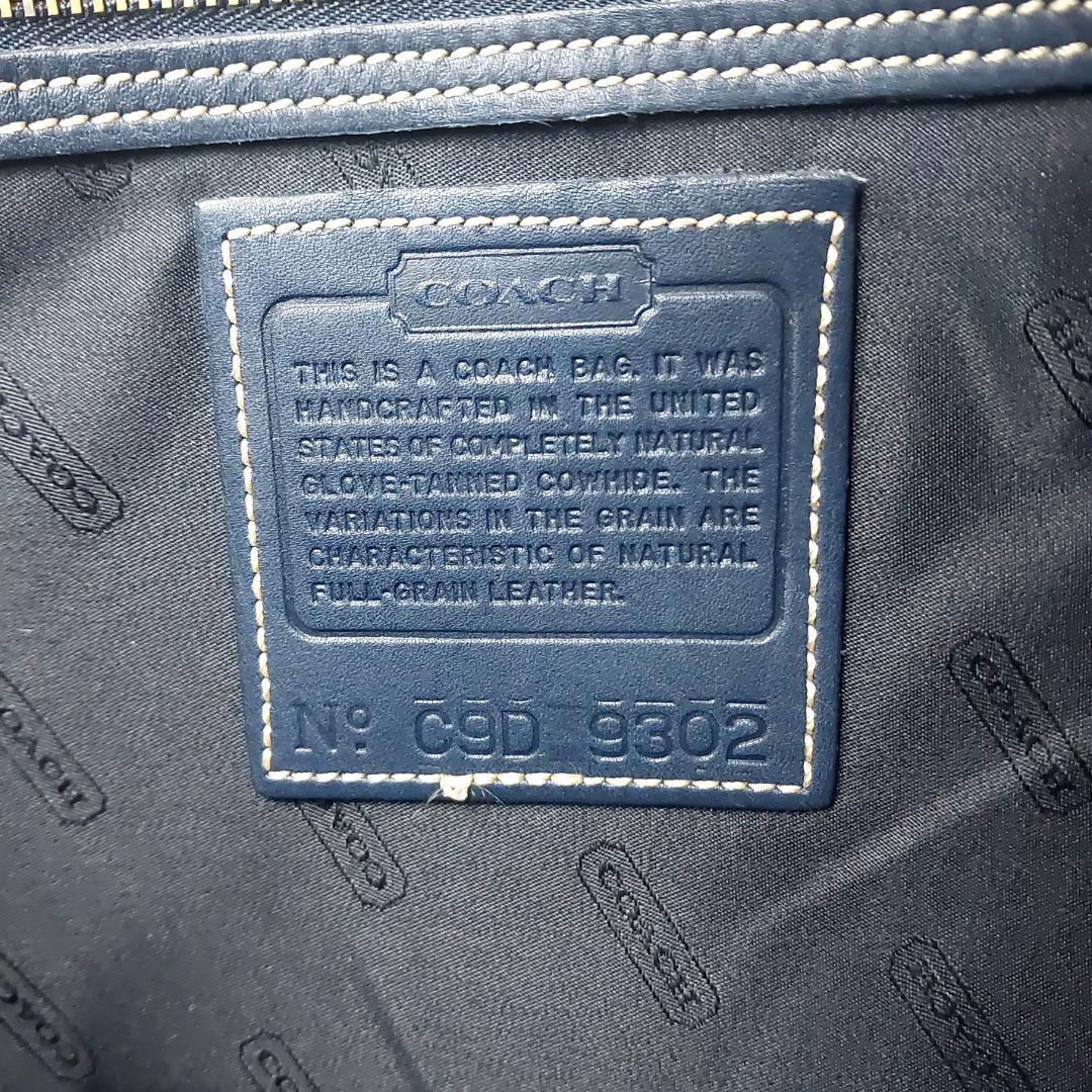 COACH オールドコーチ 9302 トートバッグ USA製 グラブタンレザー