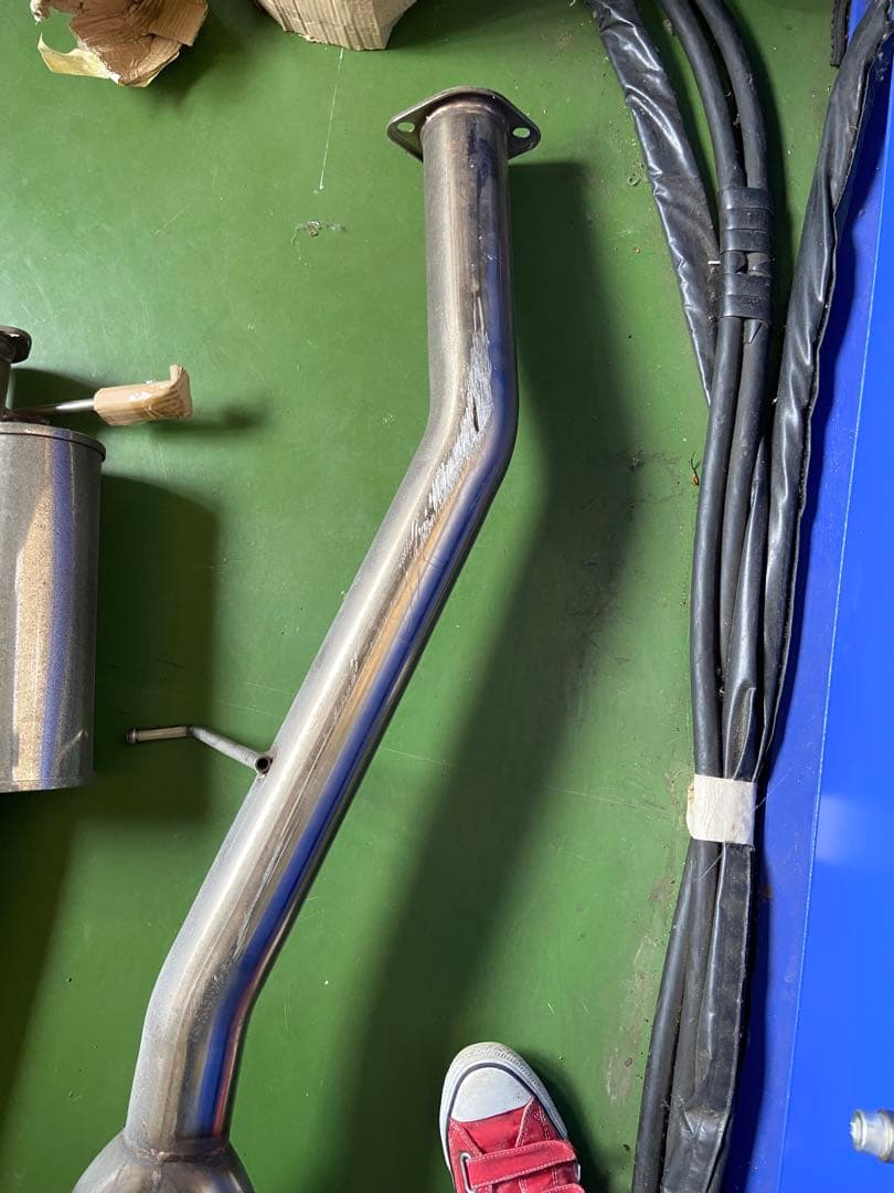 jzx90ターボ用 ラインハルト 76.3デュアル インナーサイレンサー付き