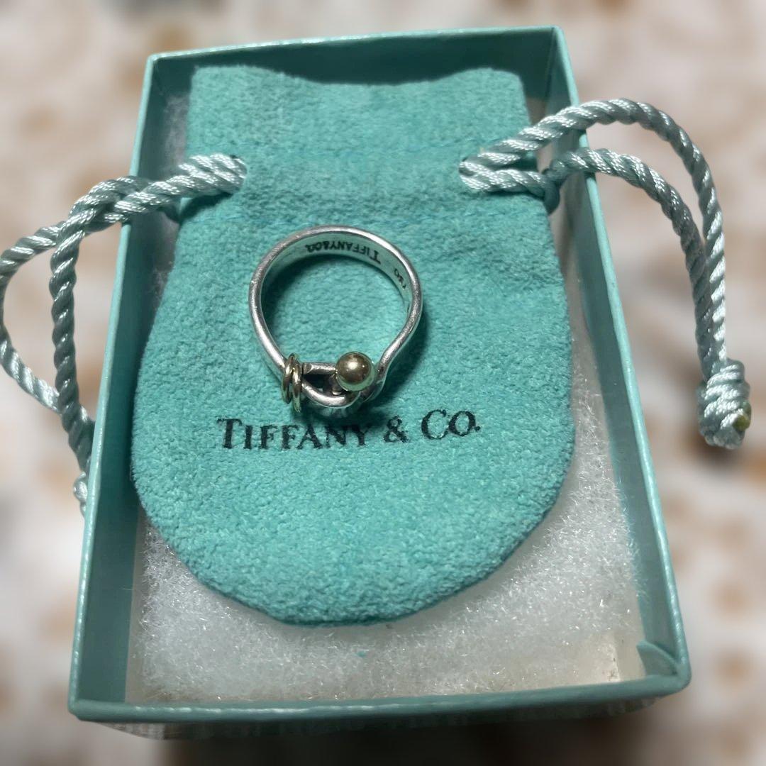 TIFFANY リング 指輪 フック＆アイ ラブノット 925 750 - メルカリ