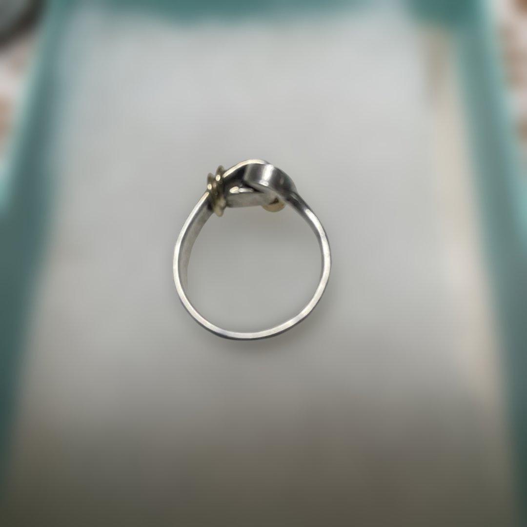 TIFFANY リング 指輪 フック＆アイ ラブノット 925 750 - メルカリ