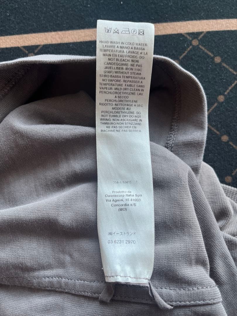 リックオウエンス スリーブレス