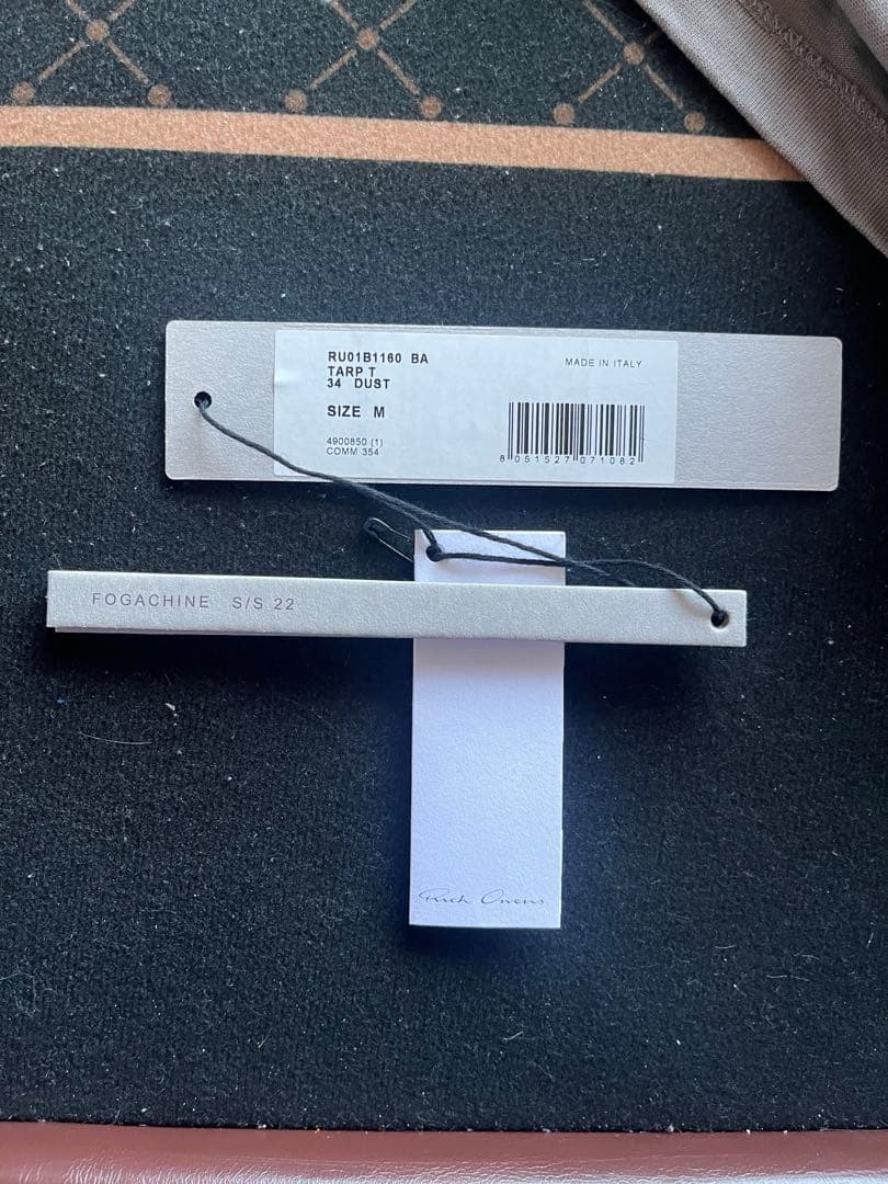 リックオウエンス スリーブレス