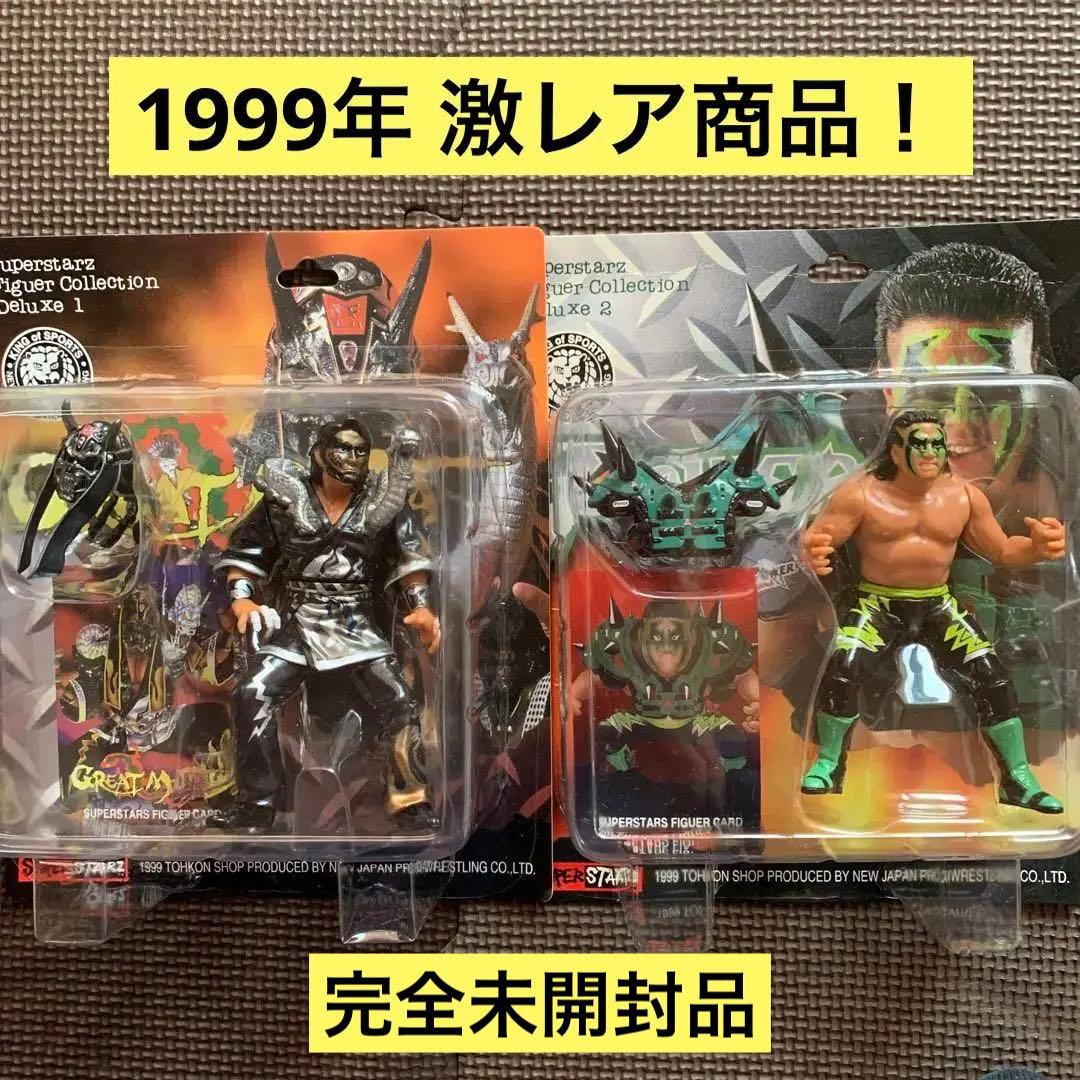 プロレスフィギュア 未開封品 1999 グレートムタ＋パワーウォーリアー パワー・ウォリアー プロレスフィギュア グレートムタ 新日本プロレス