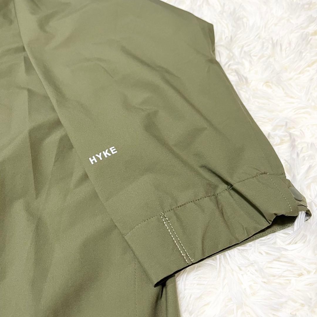 美品】 HYKE ハイク PERTEX M65 オリーブ パーテックス コート - メルカリ