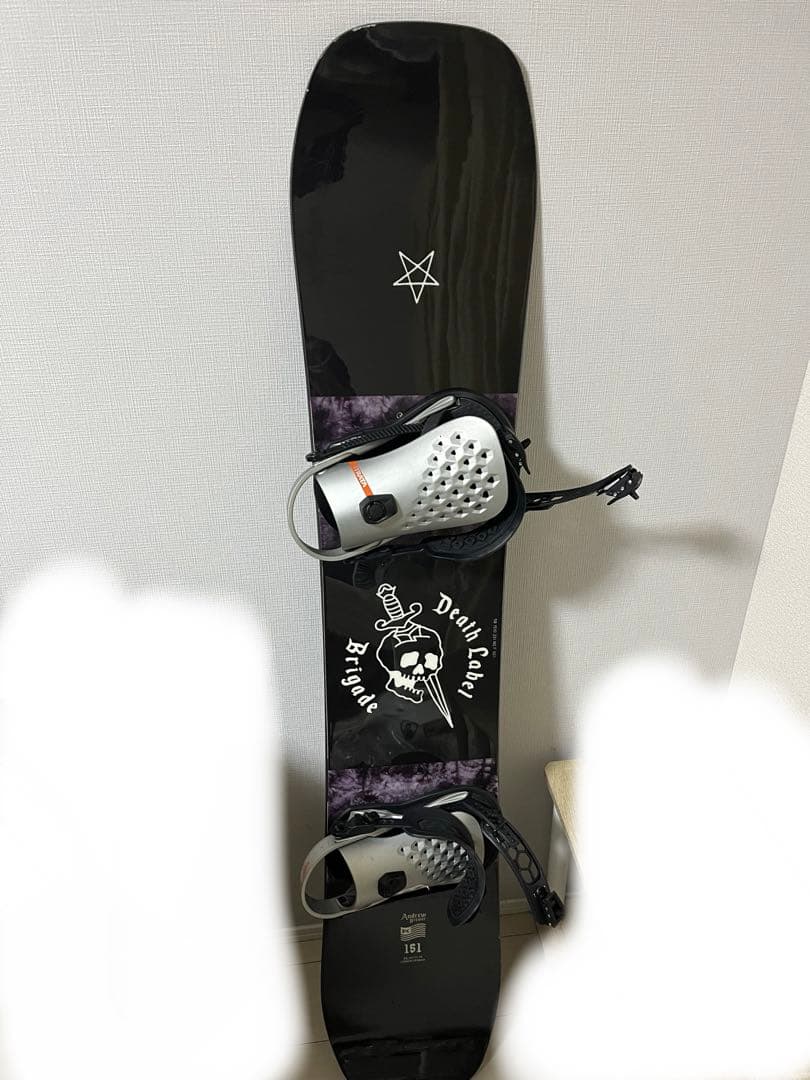 本日掲載終了　Death Label スノーボード 151