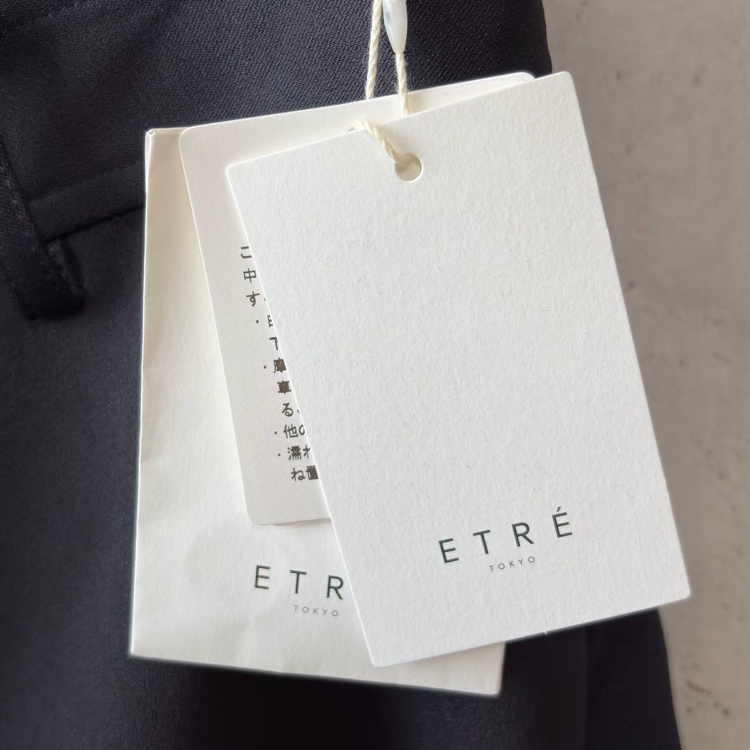 ETRÉ TOKYO サスペンダーパンツ オールインワン S 黒 新品 - メルカリ