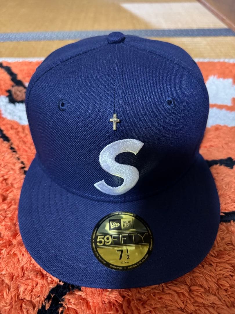 Supreme 59FIFTY クロスキャップ ブルー 7 1/2 - メルカリ
