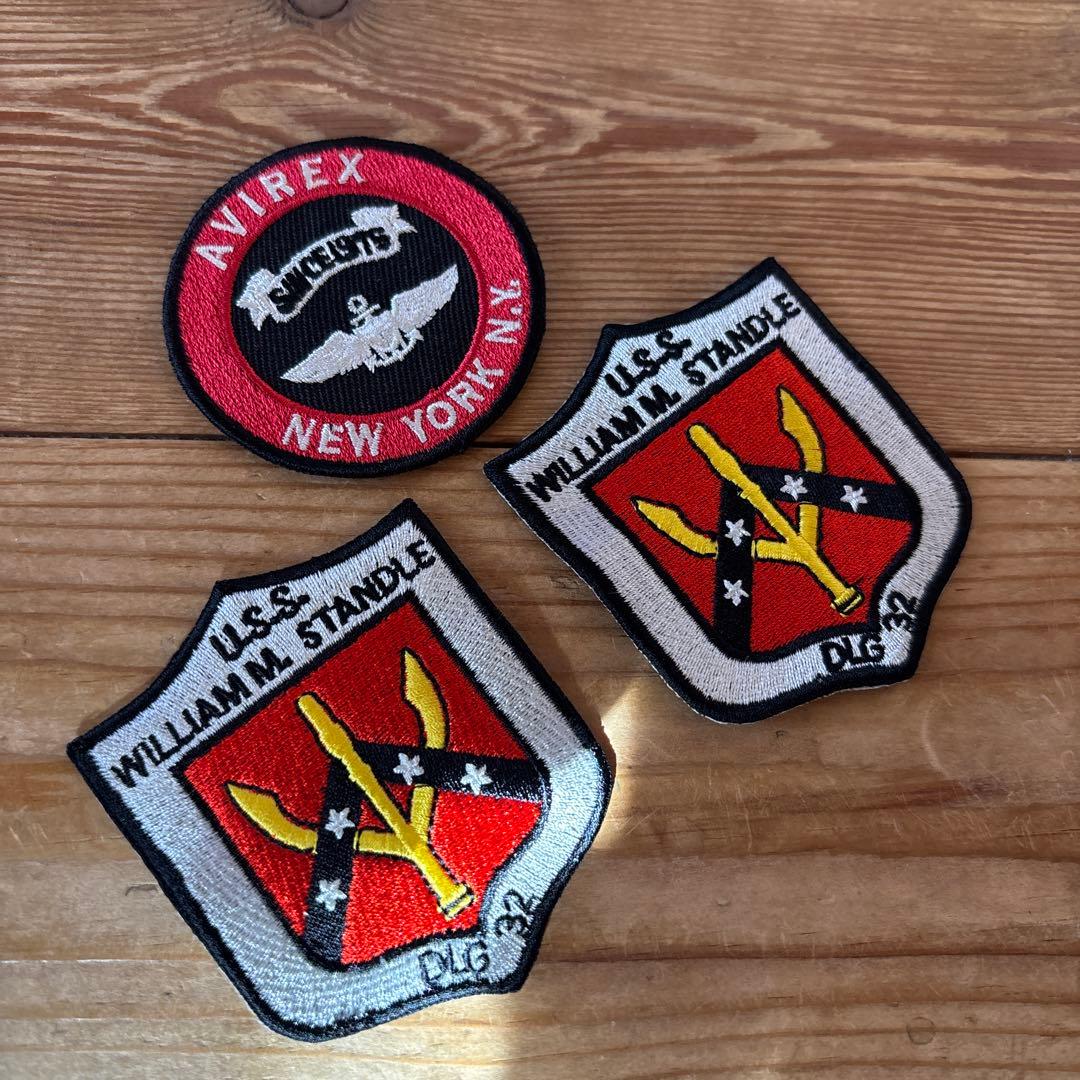豪華3種セット】AVIREXアビレックスミリタリー刺繍ワッペン‼️ - メルカリ