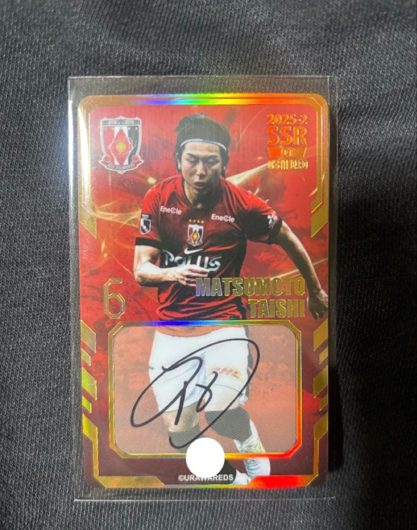 浦和レッズ オンサイトカード SSR 松本泰志 12 【松本泰志/浦和レッズ】エポック 2025 Jリーグオフィシャルカード