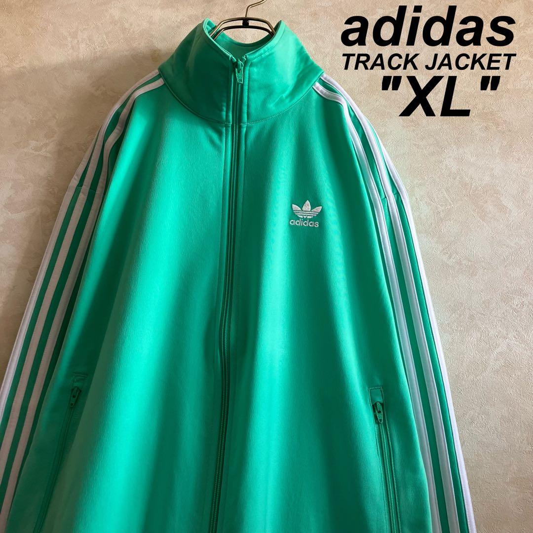 美品 レアカラー アディダス トラックJKT ミントグリーン XL - メルカリ
