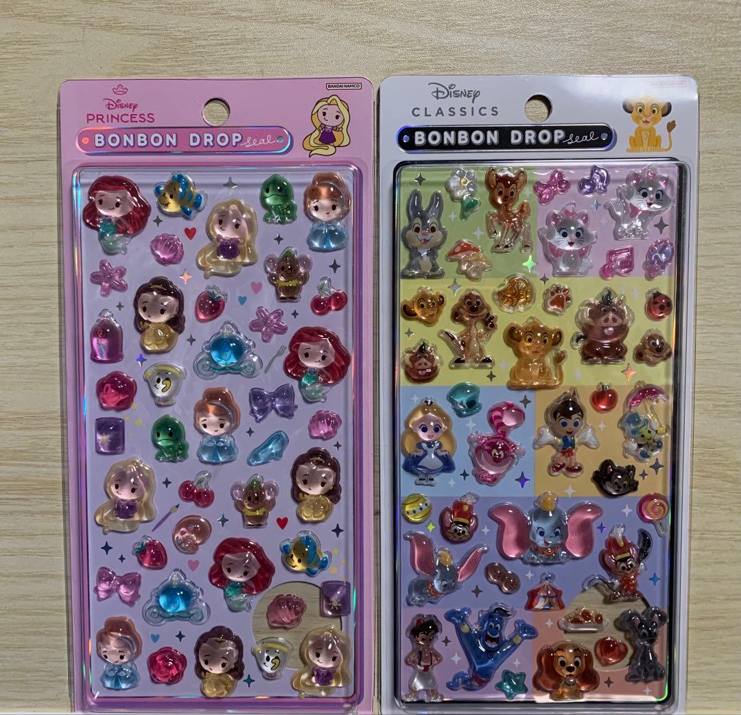 ディズニー ボンボンドロップシール クラシック プリンセス 正規品】ディズニー ボンボンドロップシール クラシック プリンセス