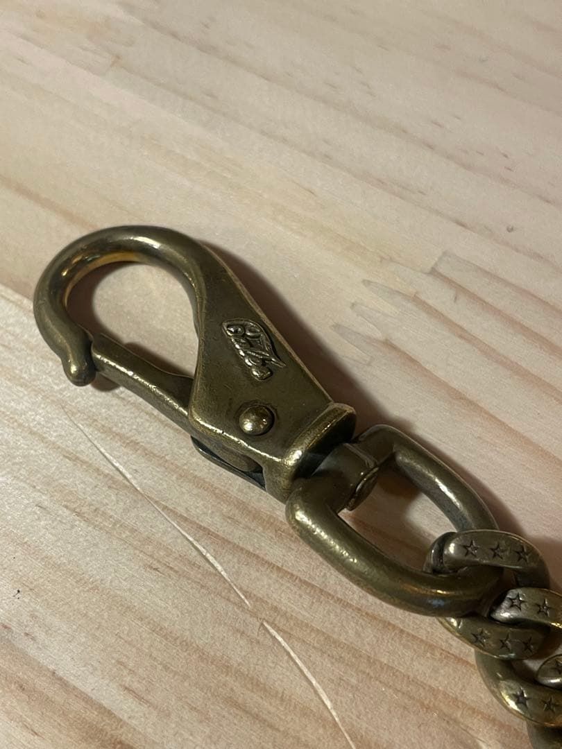 廃盤 CALEE キャリー ウォレットチェーン 真鍮製