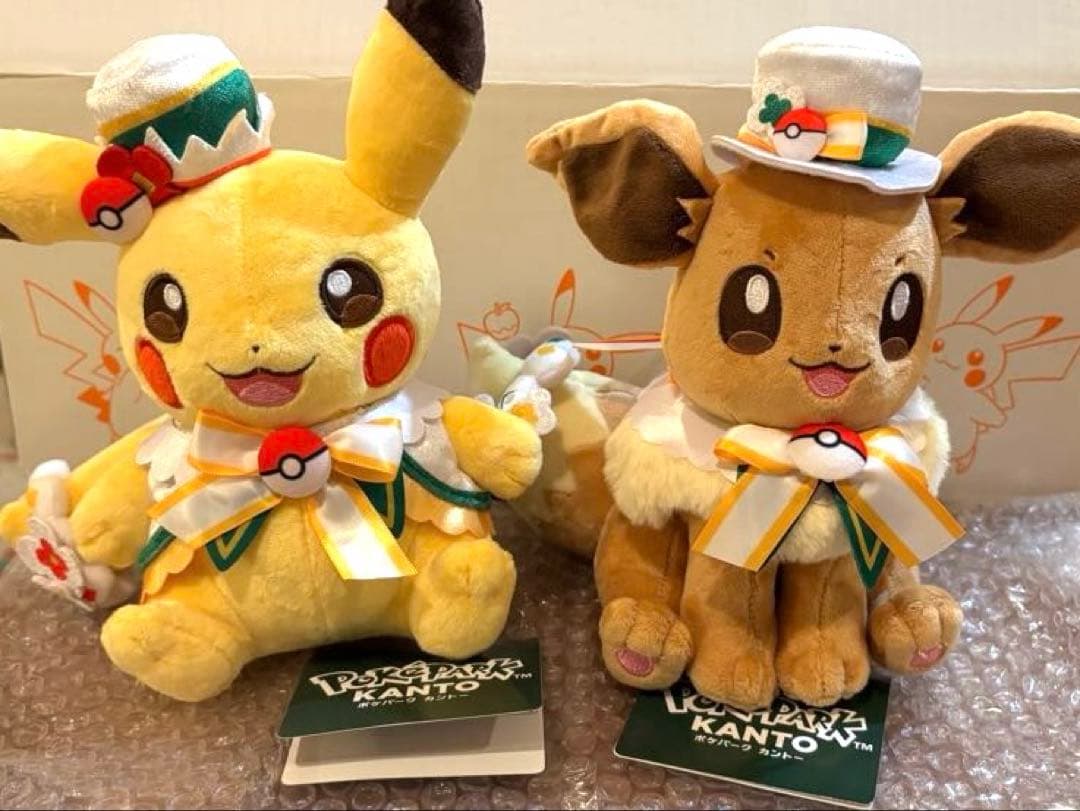 ポケパーク カントー ピカチュウ イーブイ 2体セット ぬいぐるみ