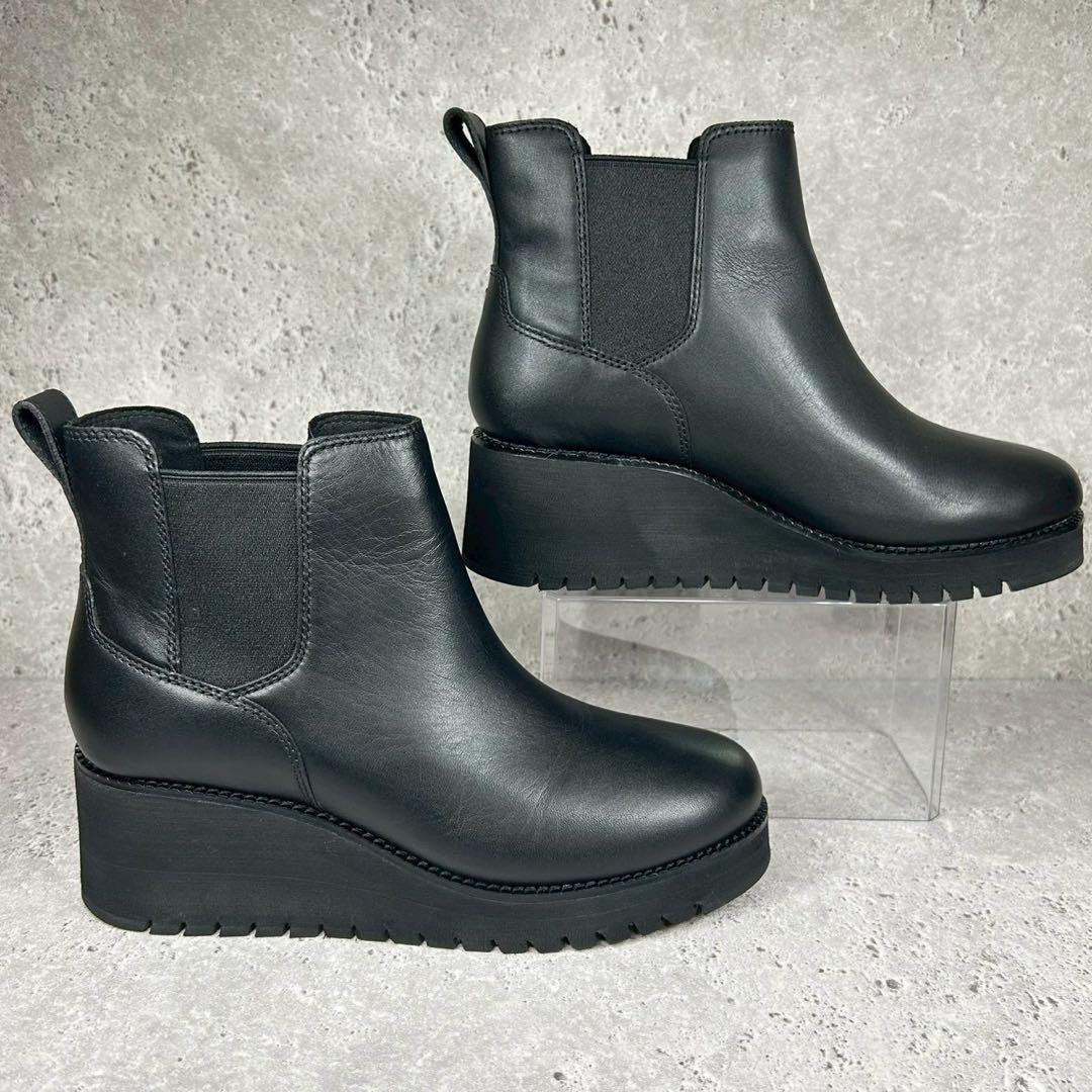 【箱付】COLE HAAN サイドゴア ウォータープルーフ 厚底 グランド