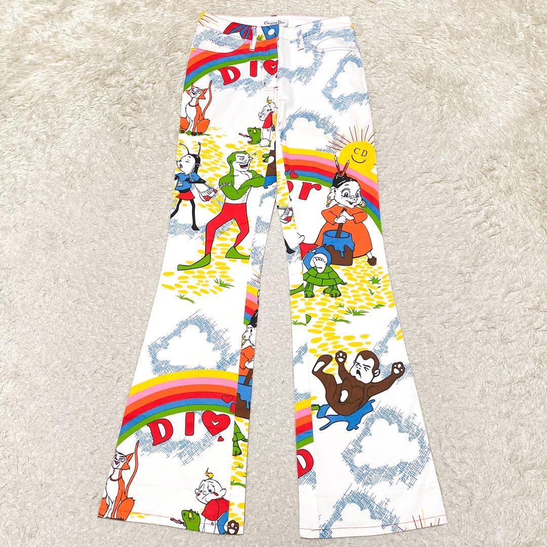 激レア✨クリスチャンディオール ガリアーノ期 カートゥーン総柄