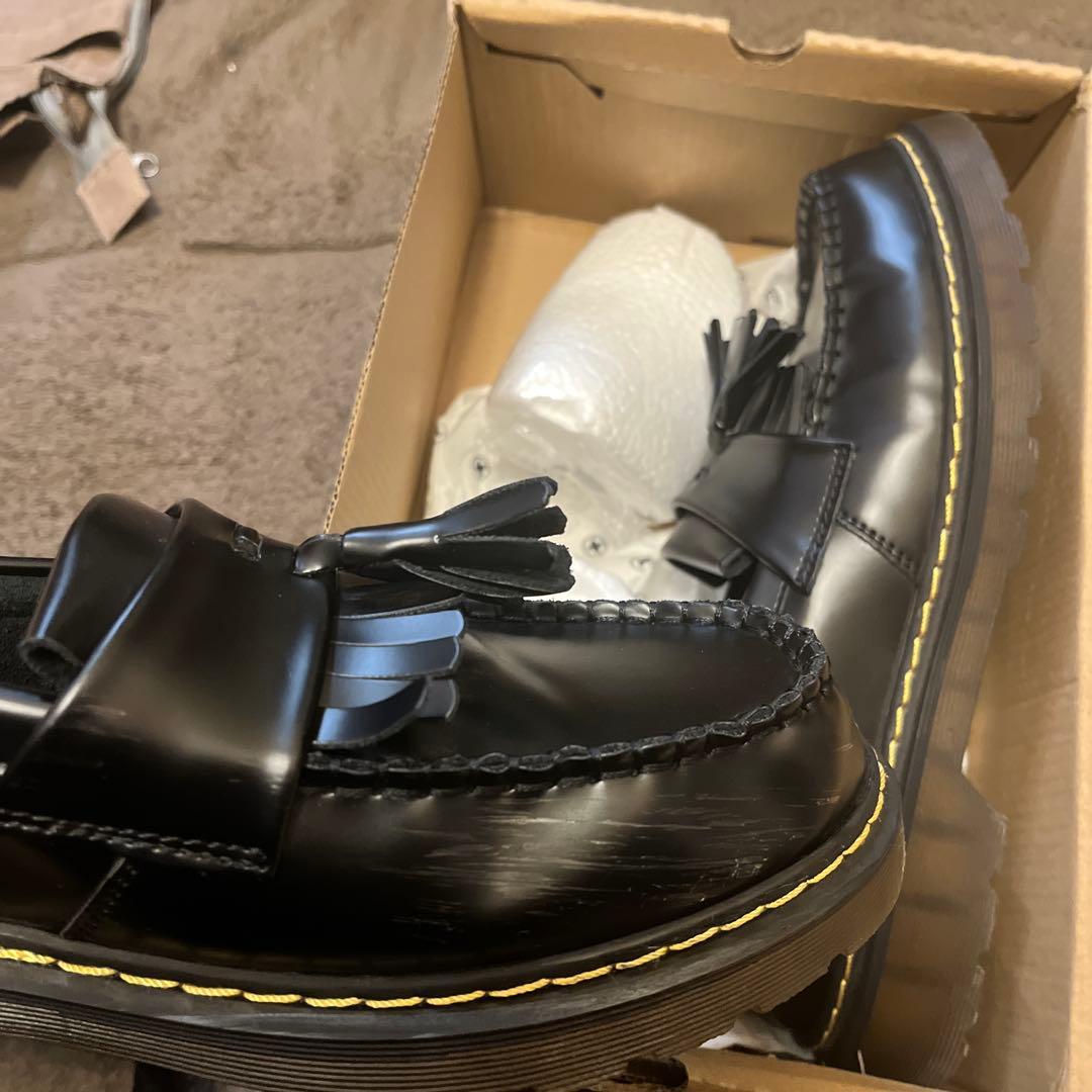 週末限定セール！Dr. Martens タッセル　ブラックローファー 46 EU