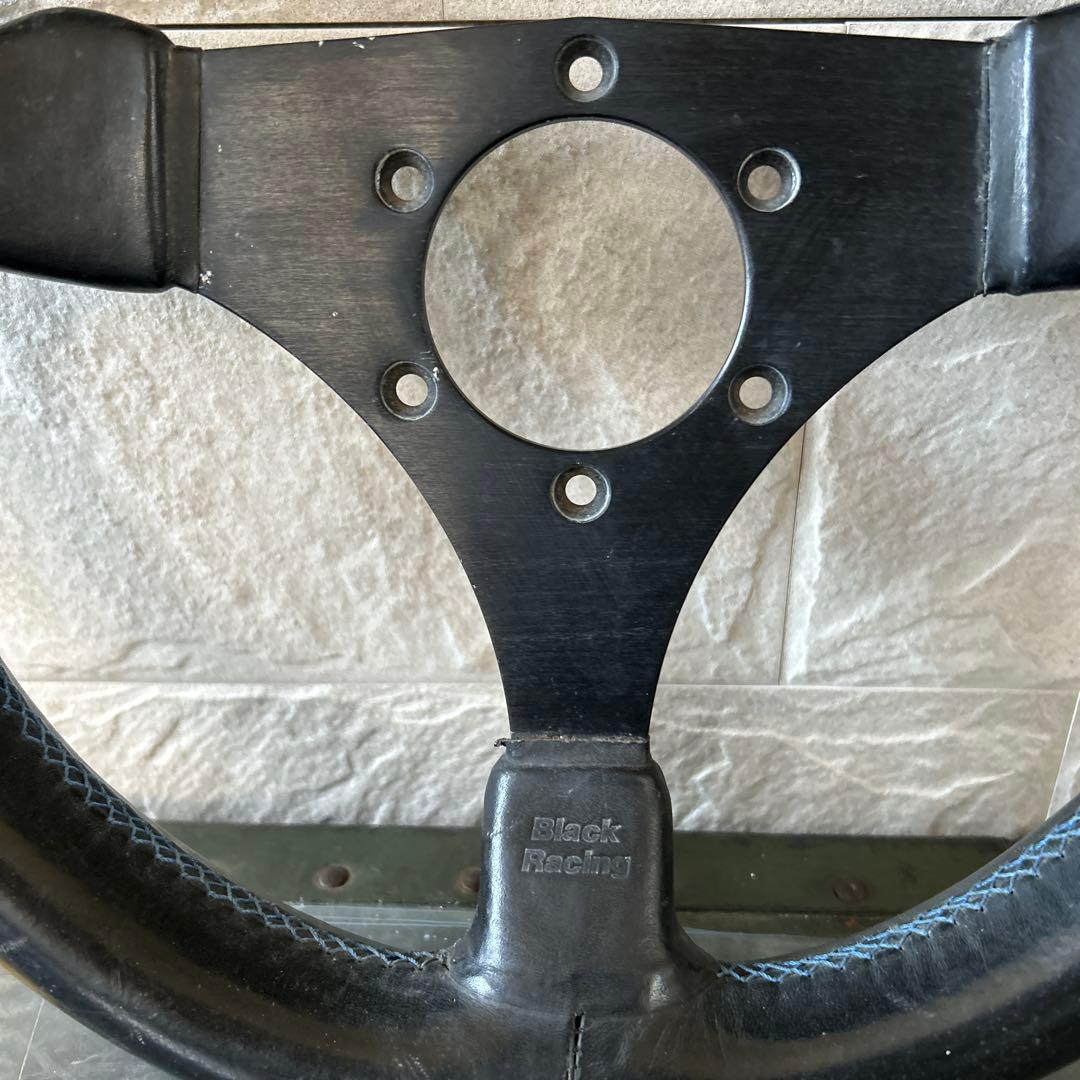 ブラックレーシング ステアリング・ハンドル本体 - メルカリ