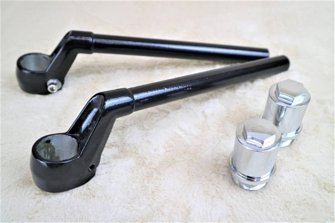 CBX純正タイプ ハンドル 黒＋延長キット③/ GPZ400F用 - メルカリ