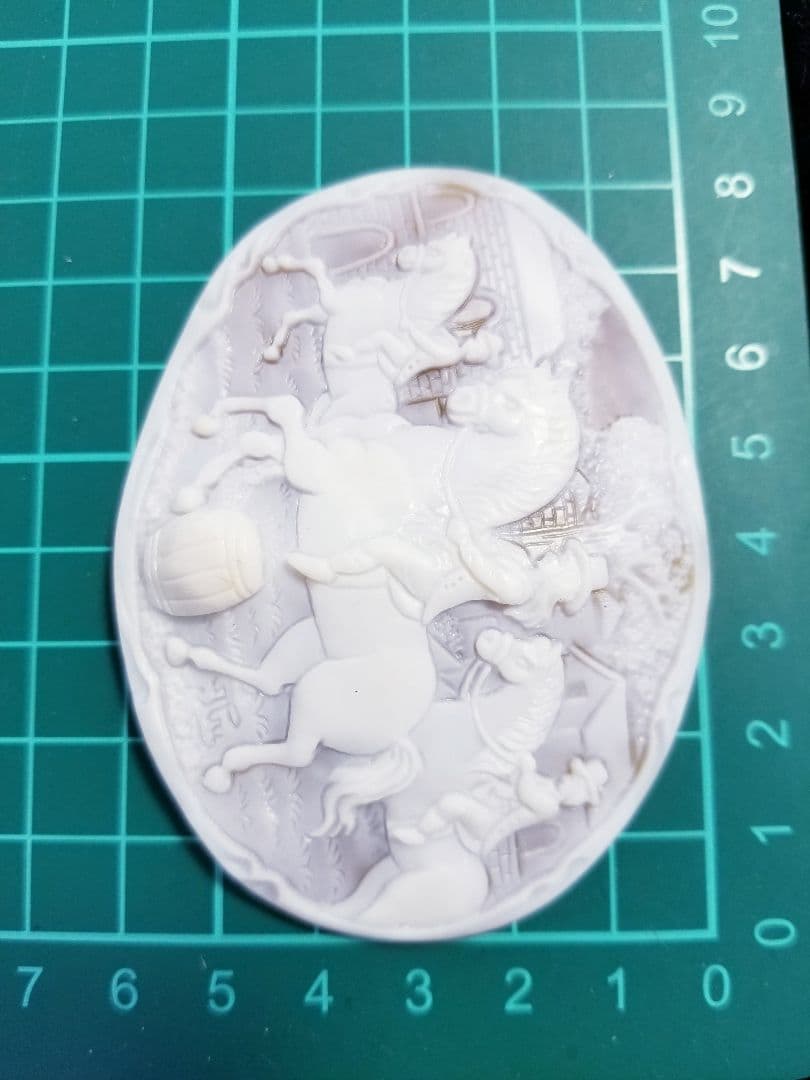 KS-981【フェルディナンド・イトリ】作 天然シェルカメオルース - メルカリ