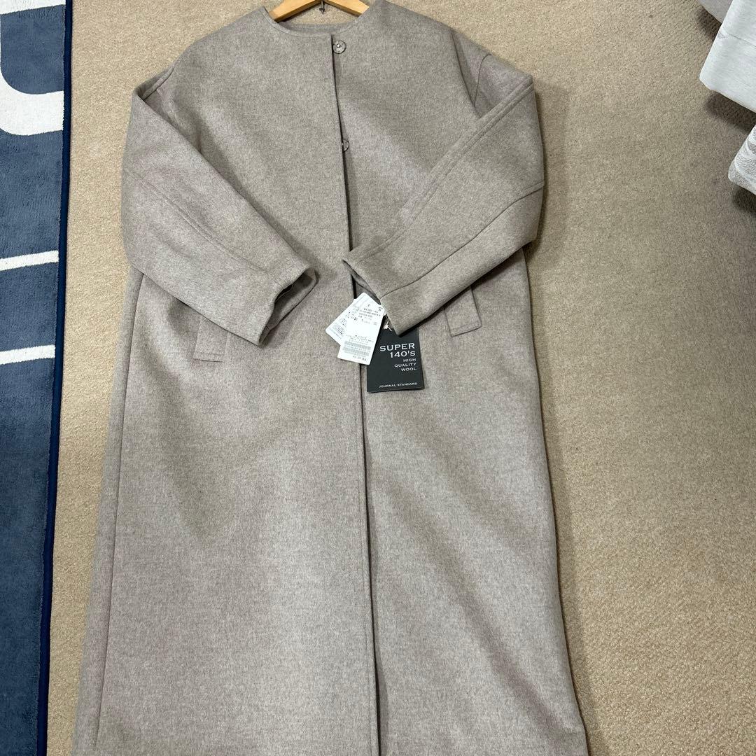 JOURNAL STANDARD ウールコート 038 (M) 尾州ウールスーパー100ステンカラーコート（ステンカラーコート