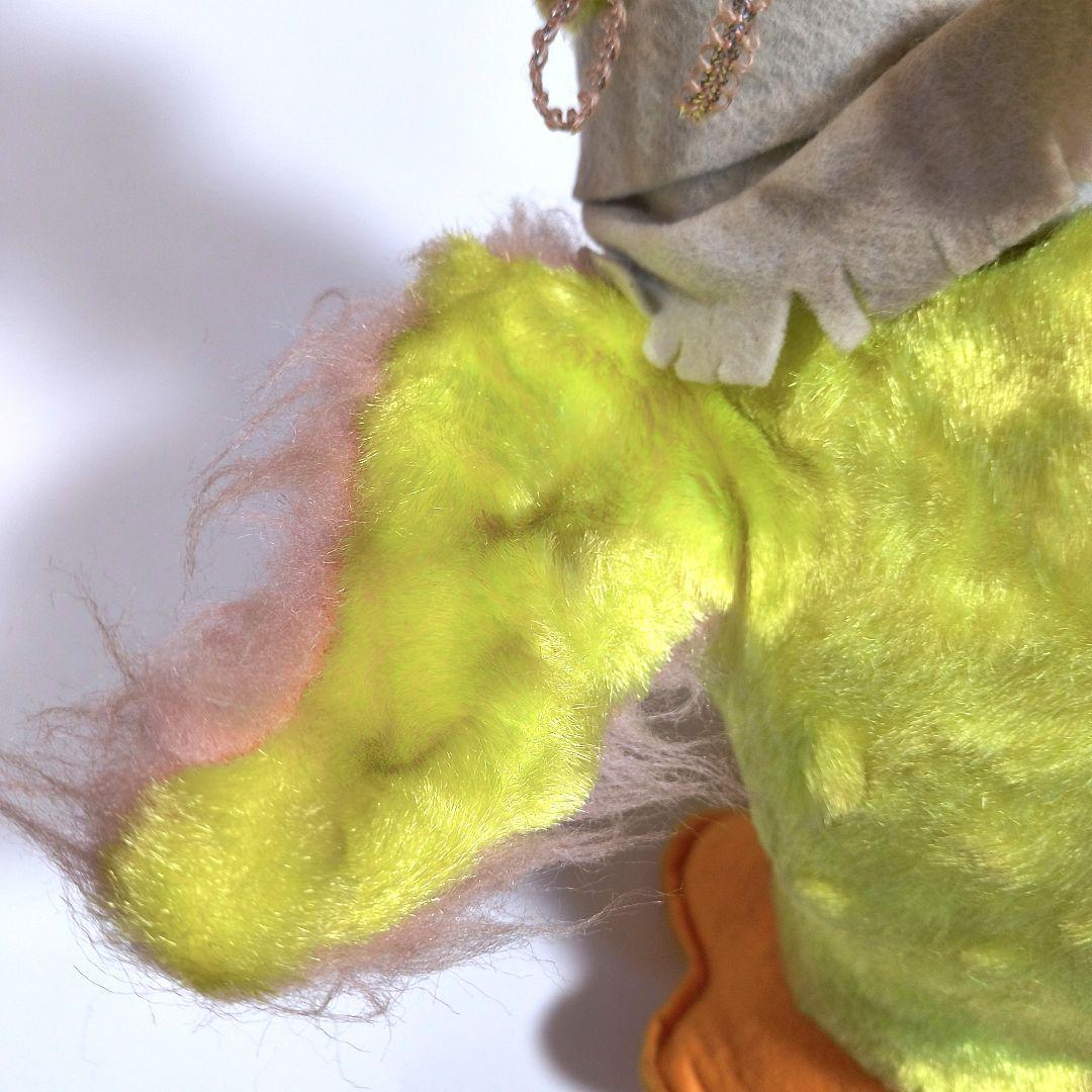 ビンテージ ラシュトン ダック ぬいぐるみ レースのバブーシュカ