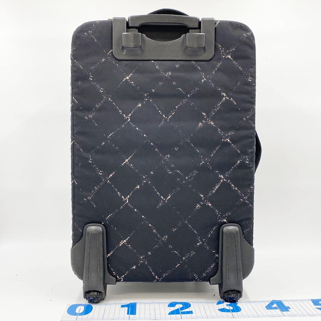 CHANEL シャネル ブラック キャリーケース トラベルライン 5番台