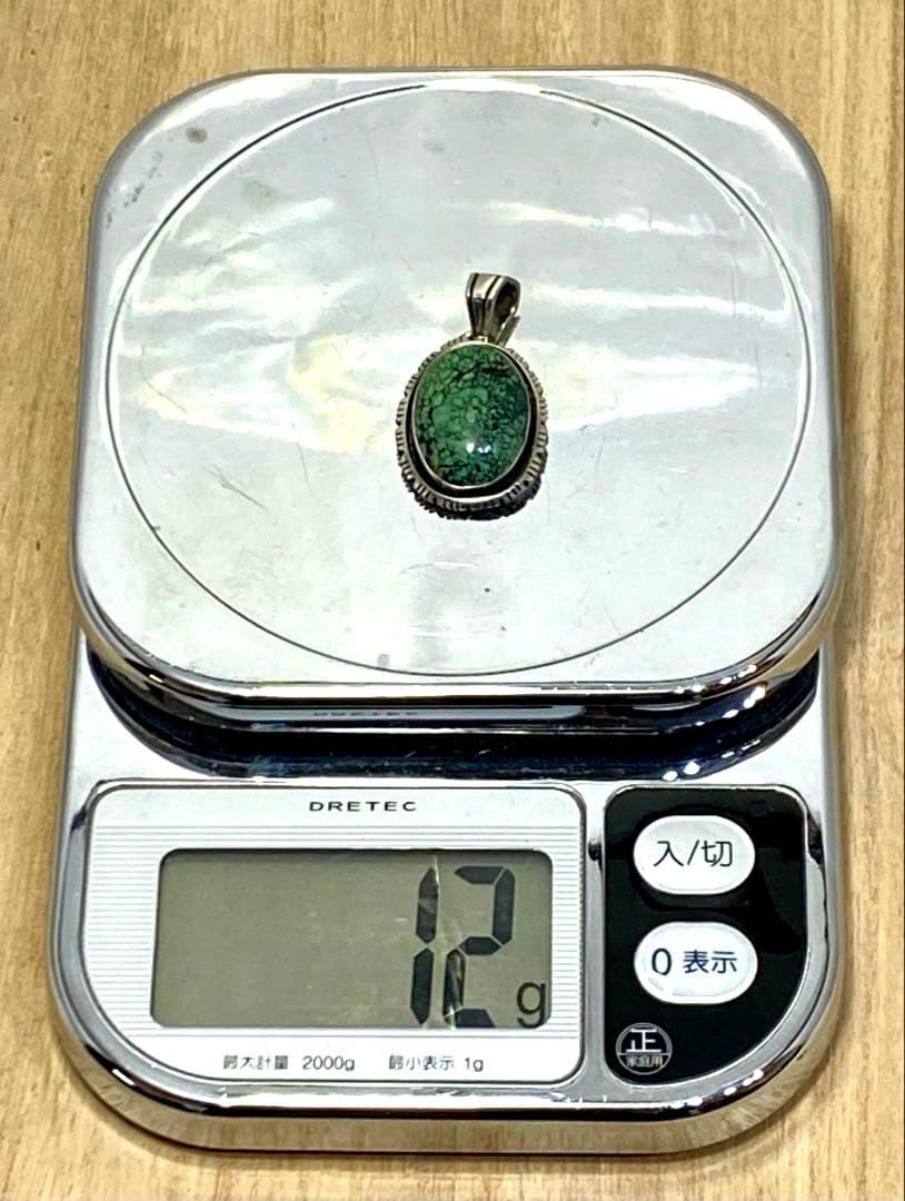 【P.A.Smith】ターコイズ ペンダントトップ ナバホ族 スターリングSV