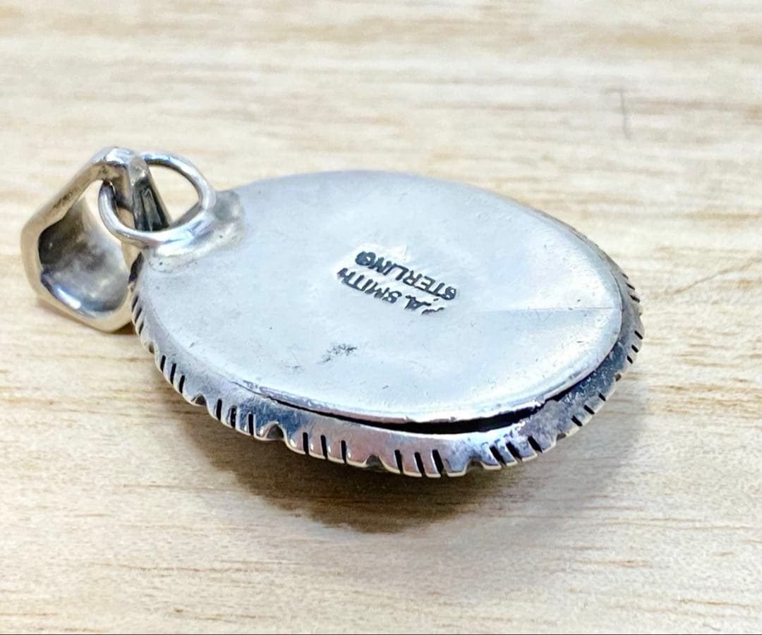 【P.A.Smith】ターコイズ ペンダントトップ ナバホ族 スターリングSV