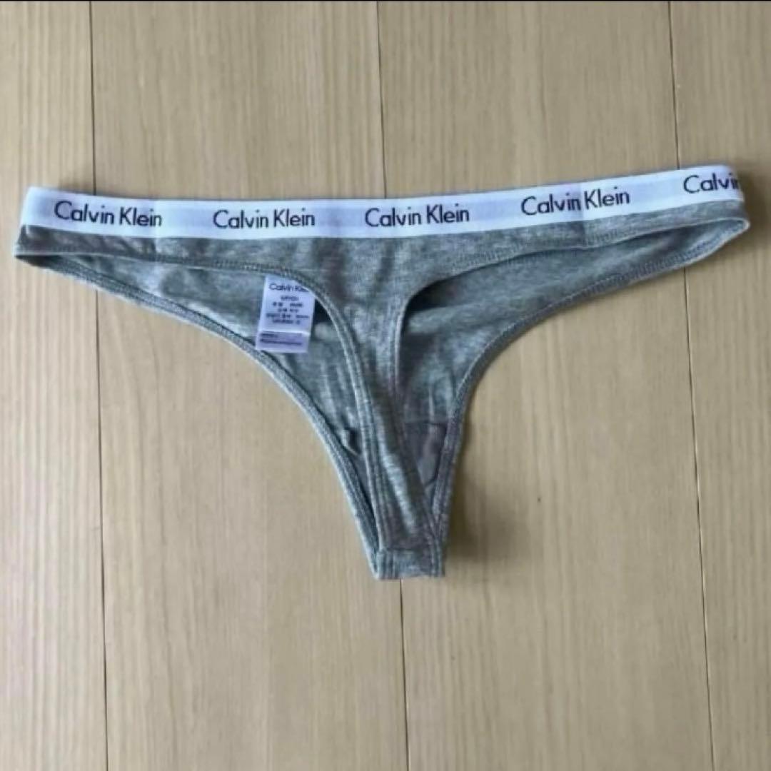 ゆう様専用 カルバンクライン ブラLサイズ/Tバックセット グレー