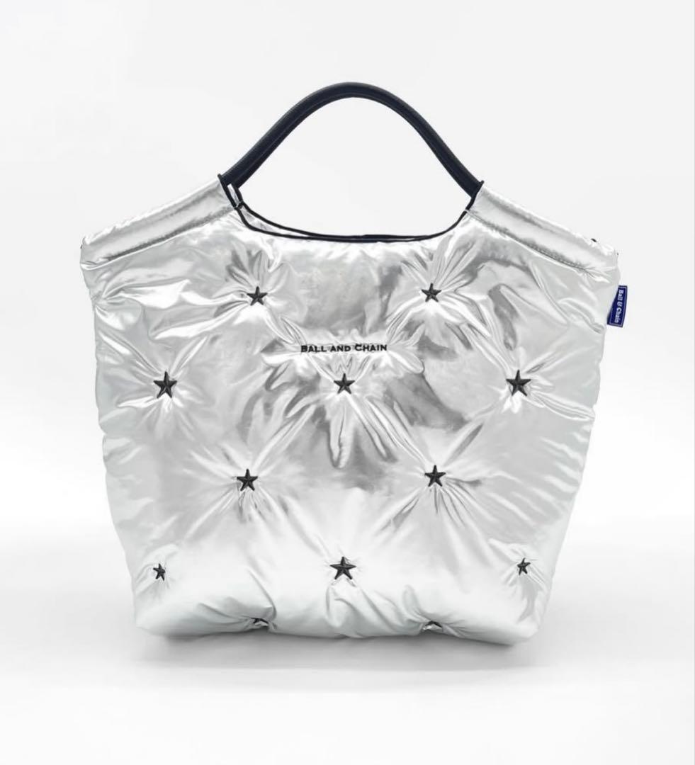 ボールアンドチェーン ETOILE エトワール シルバー中綿バッグ ボールアンドチェーン初の中綿バッグ 【etoile】が新登場！ 光沢が