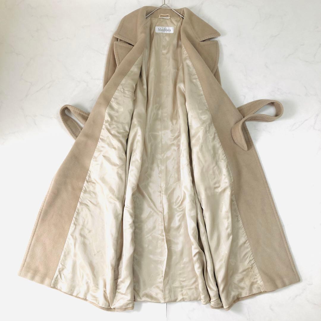 美品✨️マックスマーラ 白タグ カシミヤ マニュエラ ベルテッドコート
