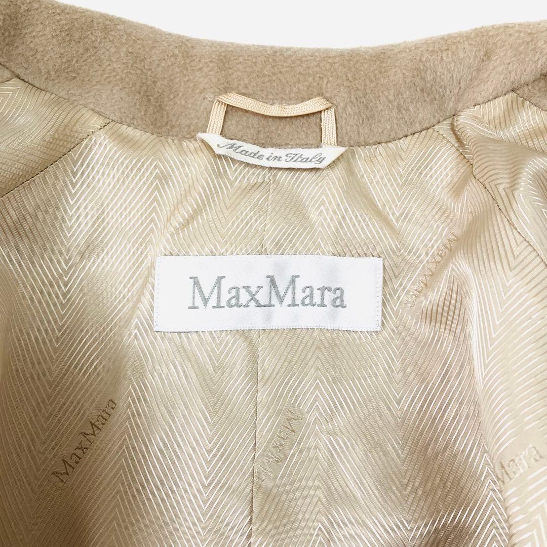 美品✨️マックスマーラ 白タグ カシミヤ マニュエラ ベルテッドコート