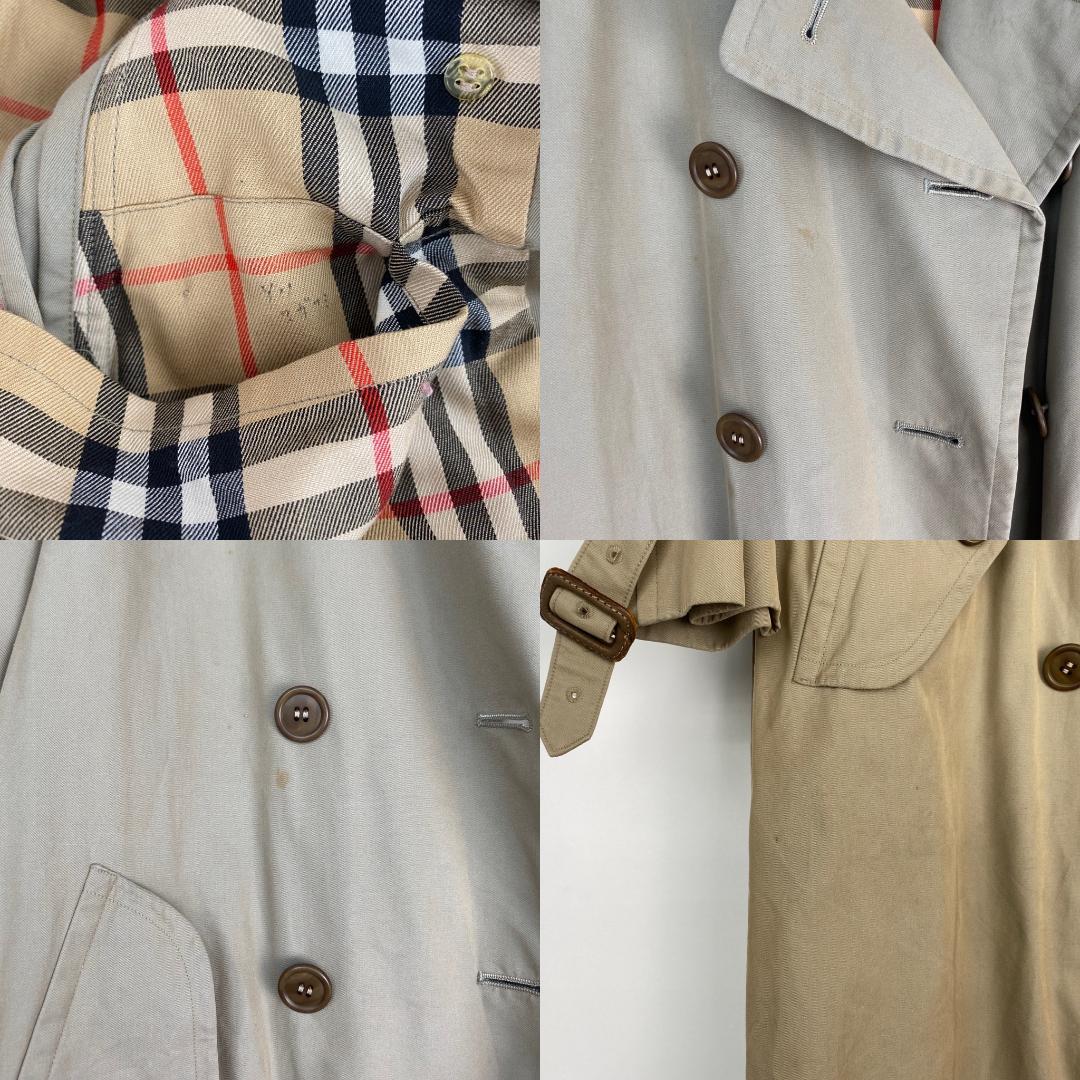 バーバリーズ トレンチコート 90s 白タグ ライナー付き Burberrys