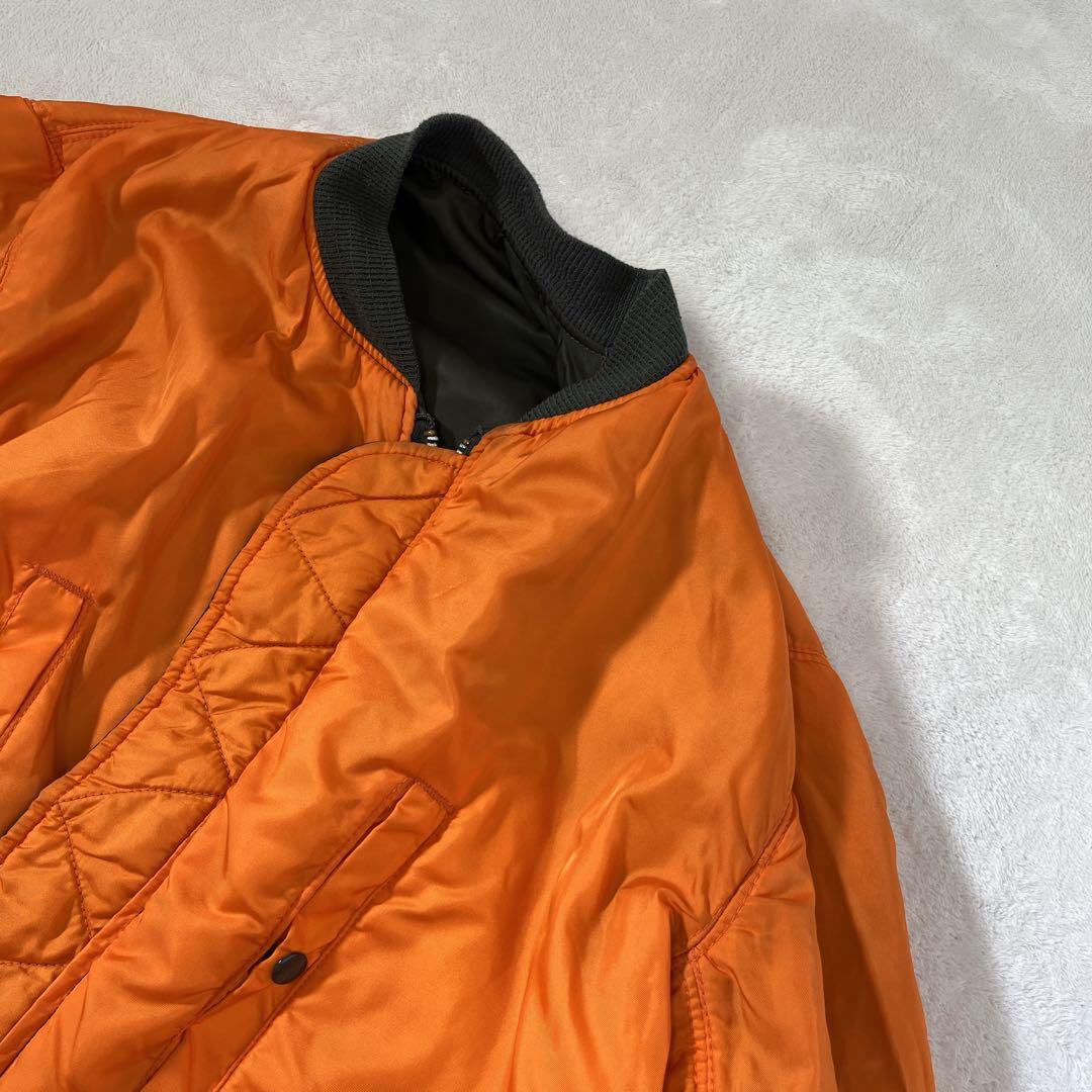 80s 90s アルファ フライトジャケット 《M》 USA製 民間 ma-1