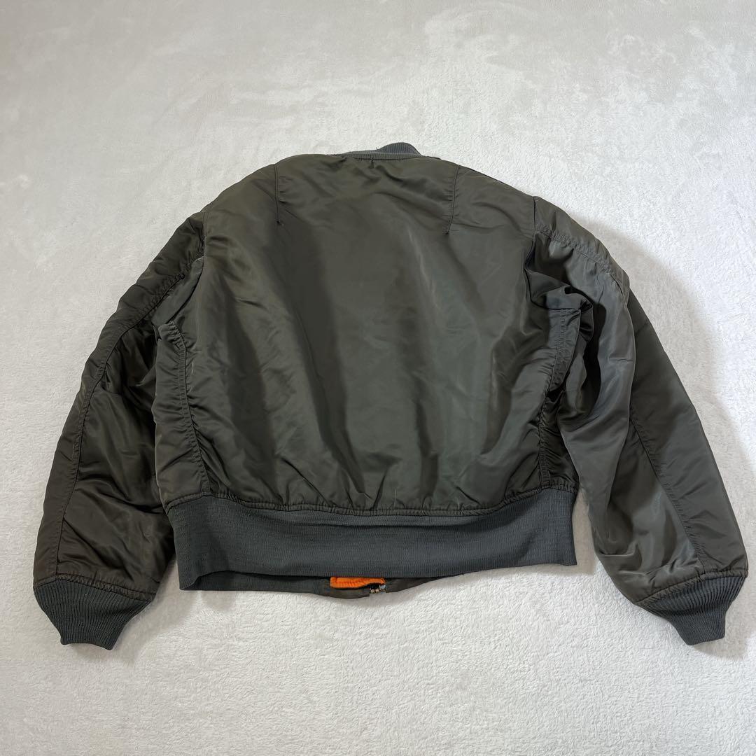 80s 90s アルファ フライトジャケット 《M》 USA製 民間 ma-1