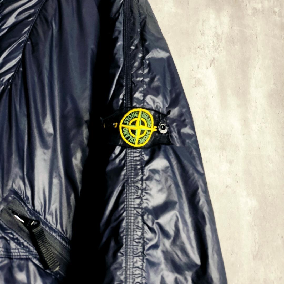 08AW・ハーヴェイ☆ストーンアイランド メッシュバッジ グースダウン