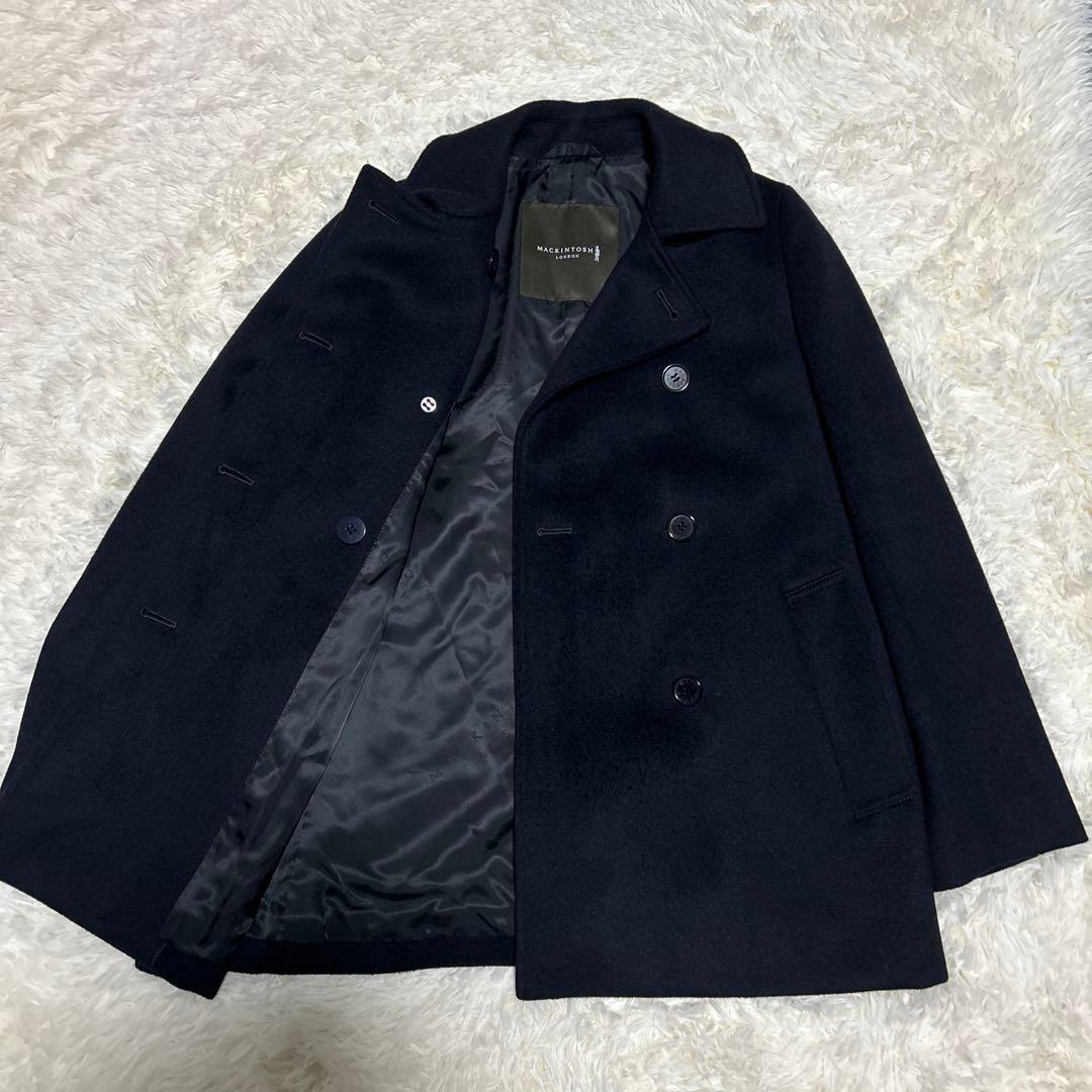 ✨極美品✨マッキントッシュ　ロンドン　ピーコート　ブラック　カシミヤ MACKINTOSH LONDON（マッキントッシュ ロンドン） pコート ピーコート