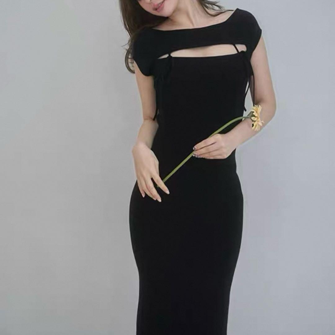 andmary Bebe ribbon knit dress - メルカリ