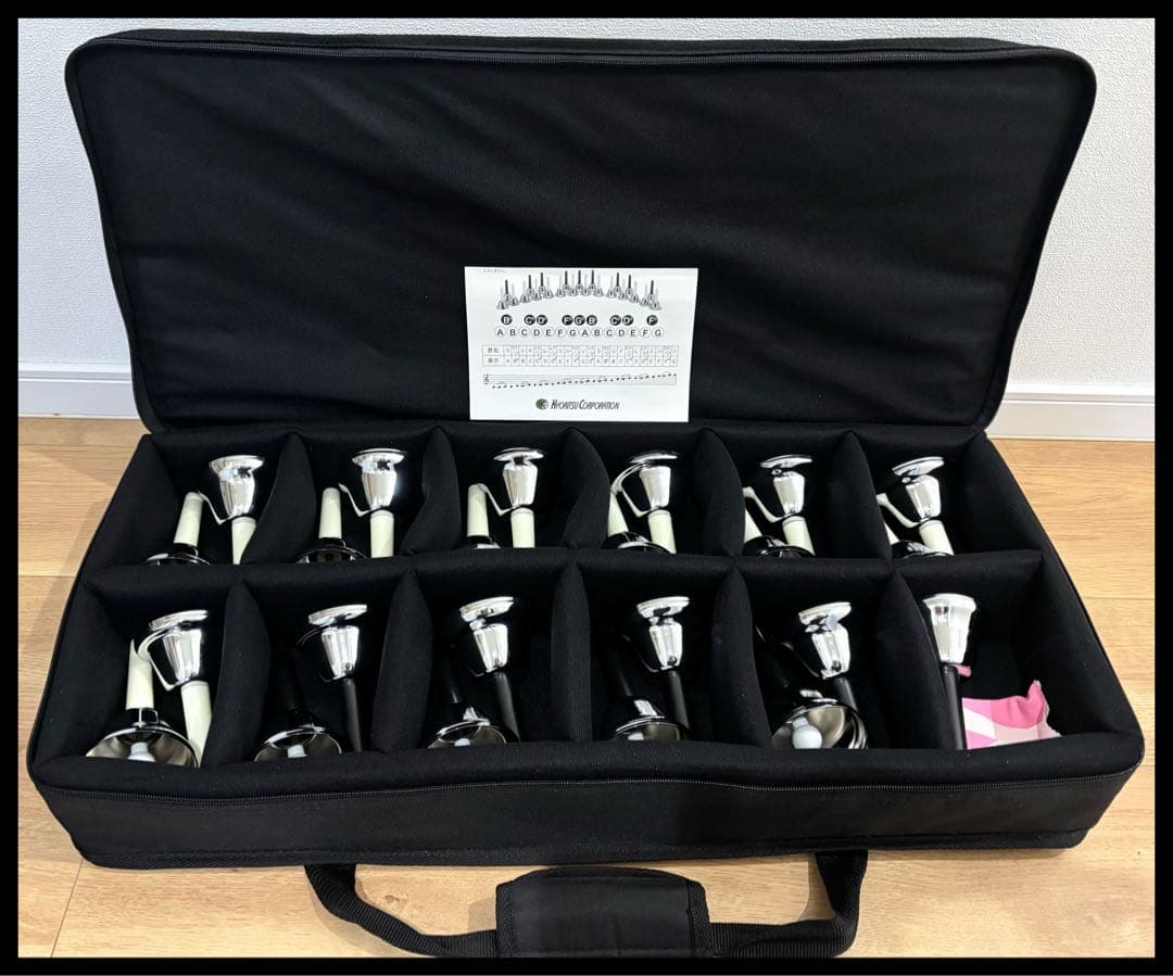 ハンドベルセット　23音　シルバー　キョーリツコーポレーション 楽天市場】【日本製】ミュージックベルシルバー23音セット