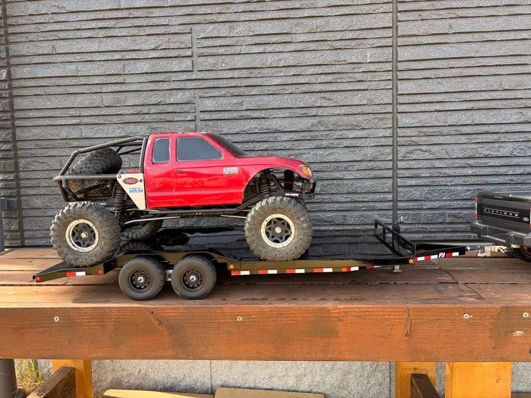 トレーラー （トラクサス scx10 cc02 rc4wd ドリフト クローラー