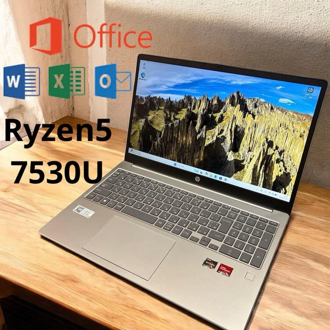 【美品♪】HP 15-fc0003AU メモリ16GB オフィス付き♪ HP HP 15-fc0003AU スタンダードプラスモデル [ナチュラルシルバー