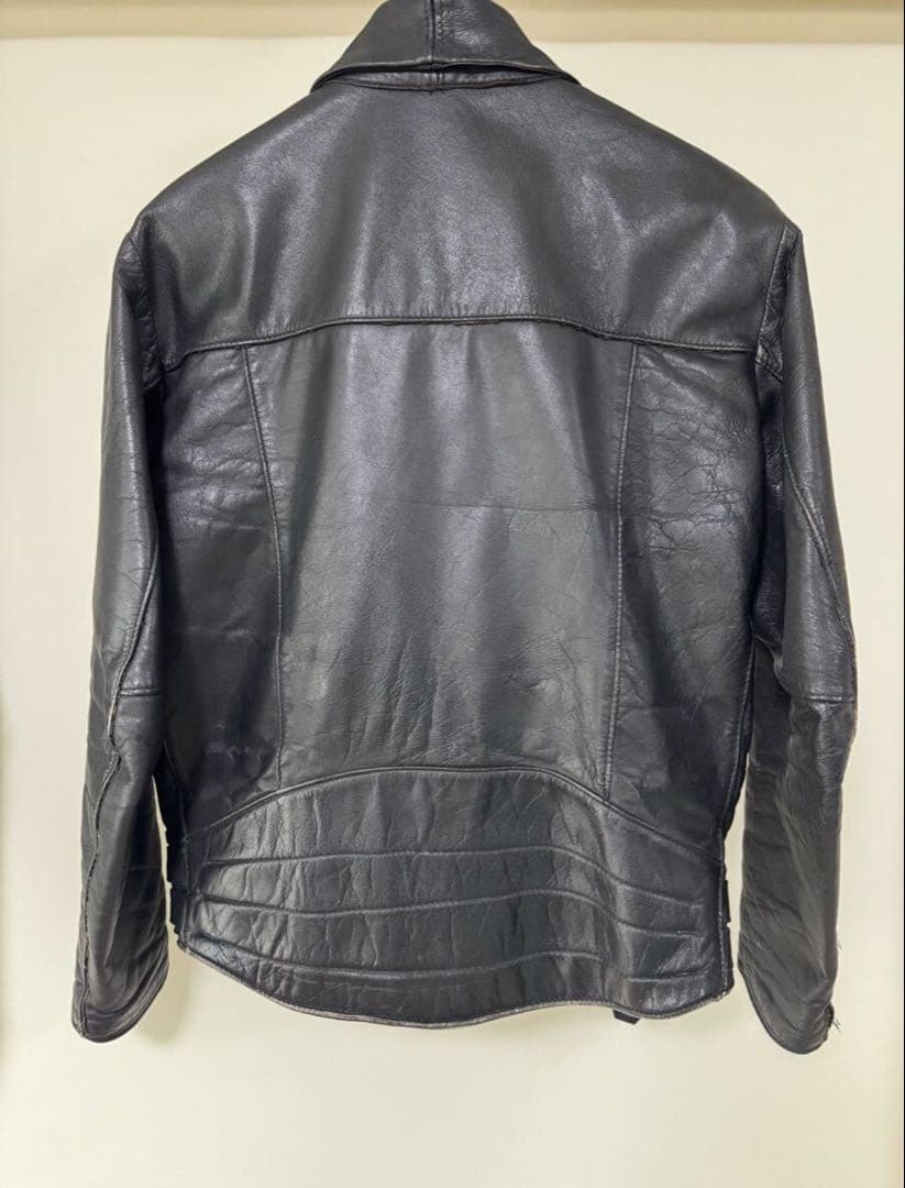 TT LEATHERS ダブルライダースジャケット サイズXL相当 - メルカリ