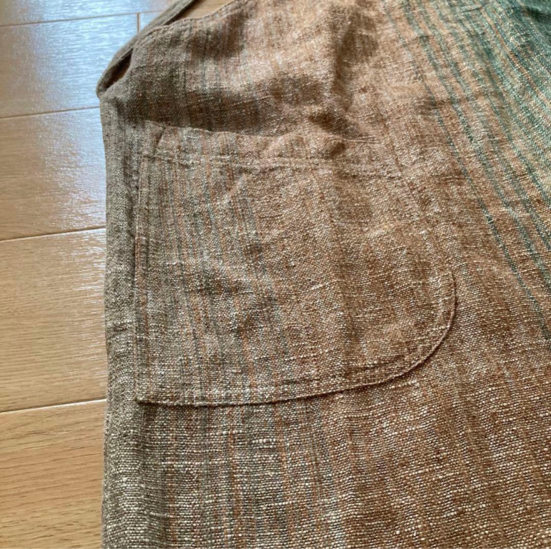 未使用級】うさとの服 エプロンワンピース 割烹着 - メルカリ