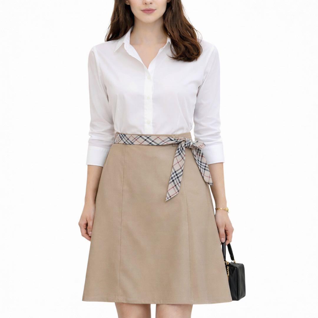 BURBERRY BLUE LABEL ノバチェックベルトスカート 38 - メルカリ