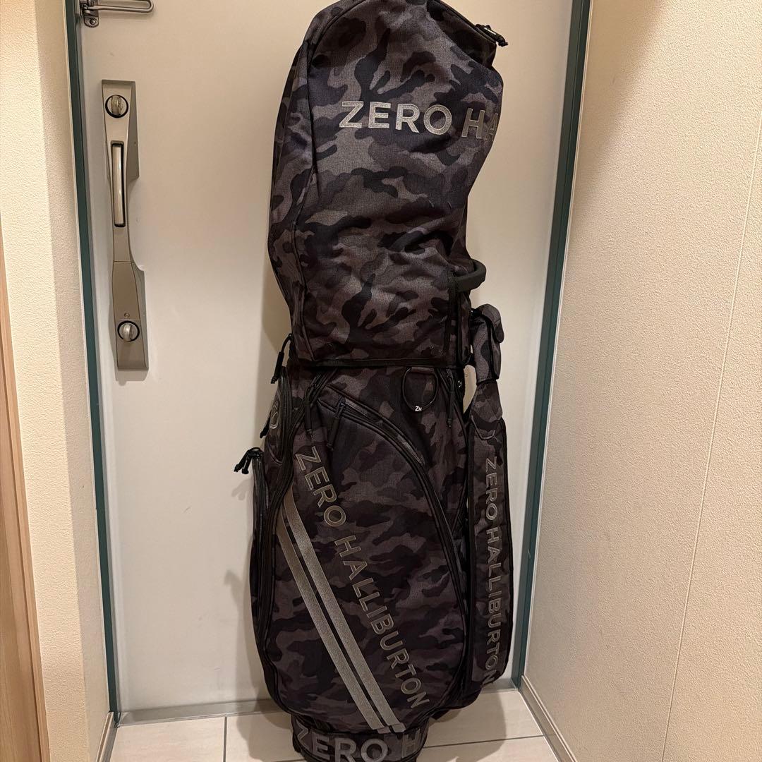 ZERO HALLIBURTON カモフラージュ ゴルフバッグ ゼロハリバートン ZERO HALLIBURTON ゼロハリバートン ゴルフ キャディ