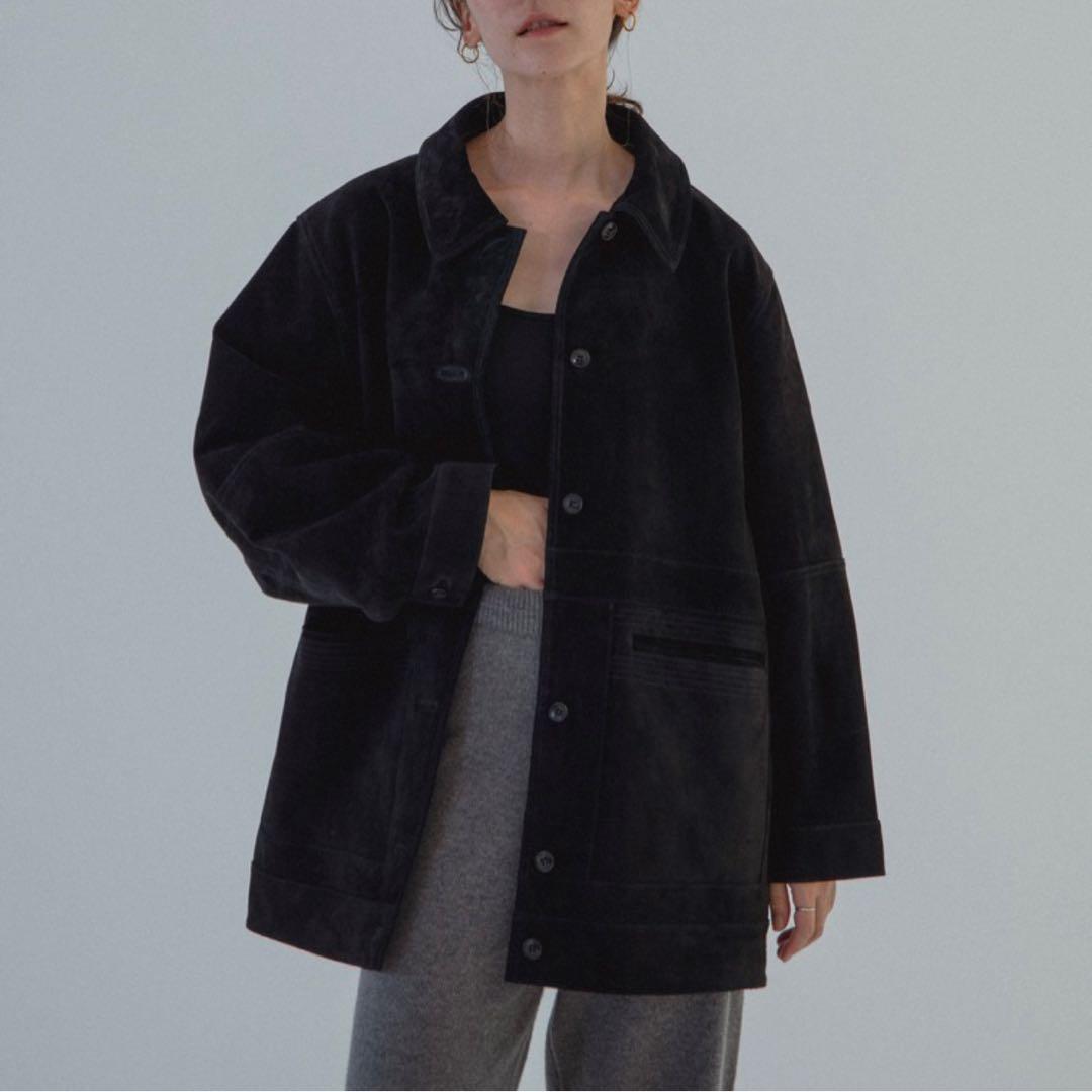 nokcha ノクチャ リアルスエードリッチジャケット black - メルカリ